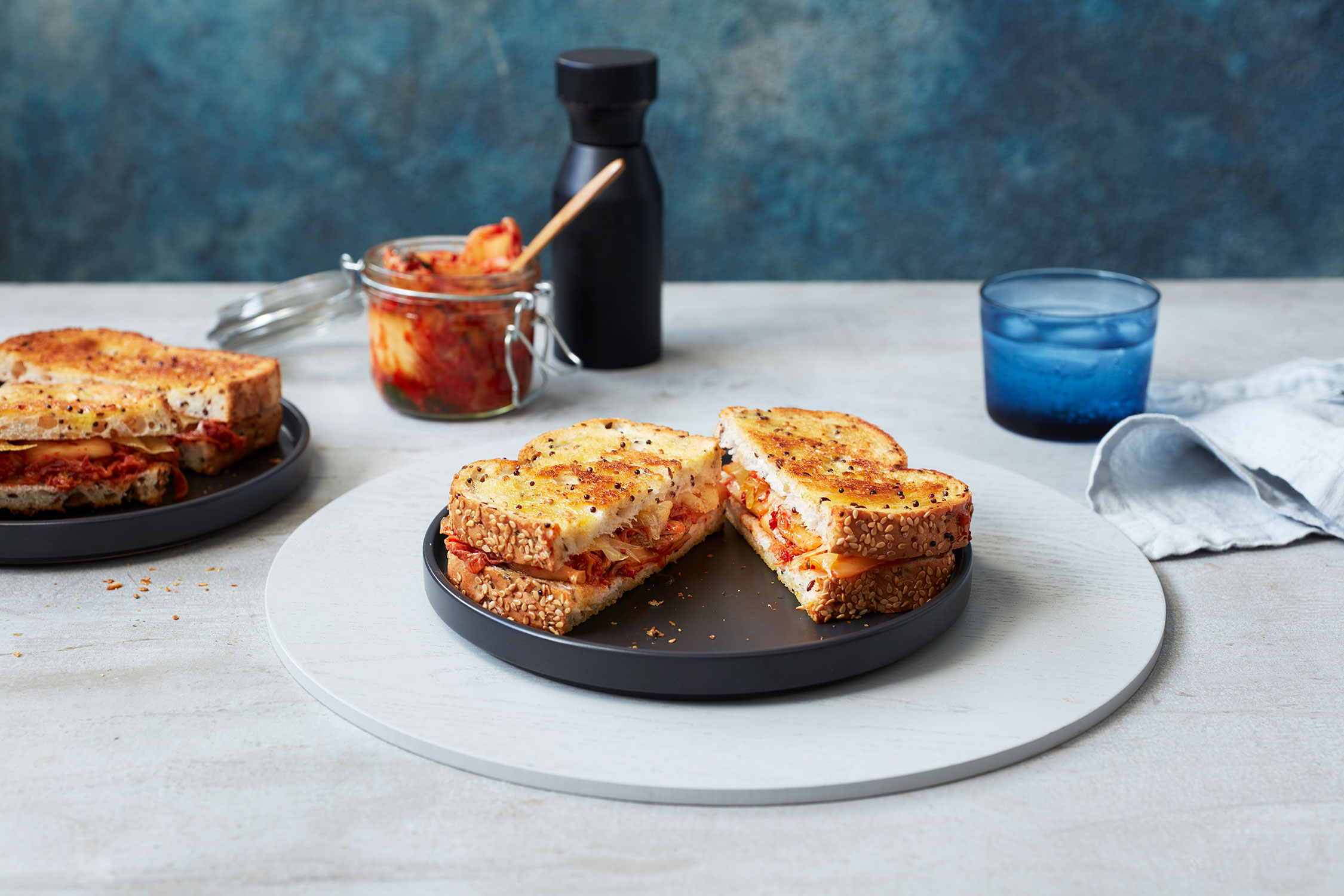 Kimchi & mozzarella cheese toastie - Abbott's Bakery