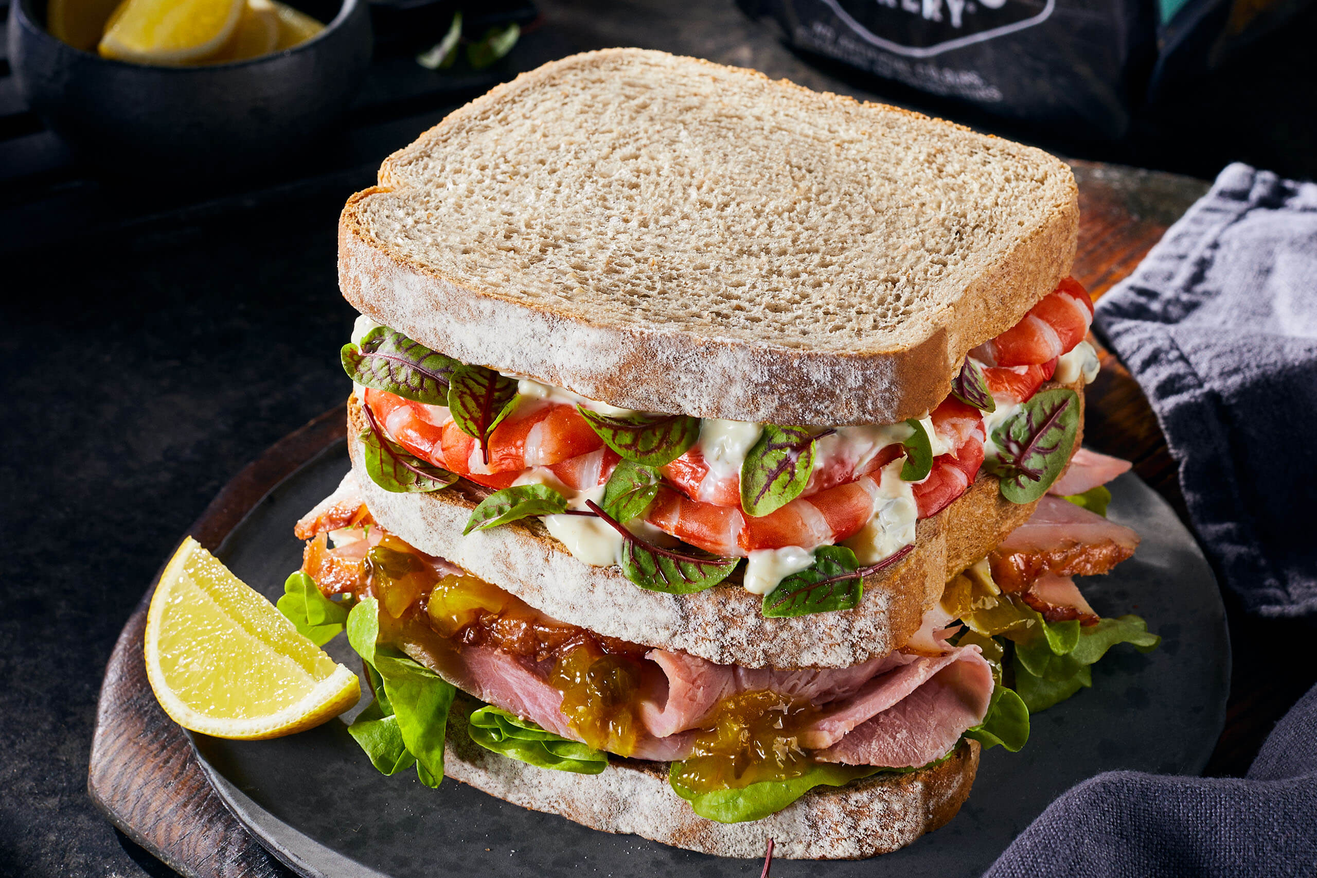 Surf and Turf Sandwich - Abbott's Bakery
