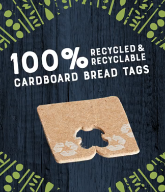 Abbott's Bakery - 100% Recycled & Recyclable Cardboard Bread tags